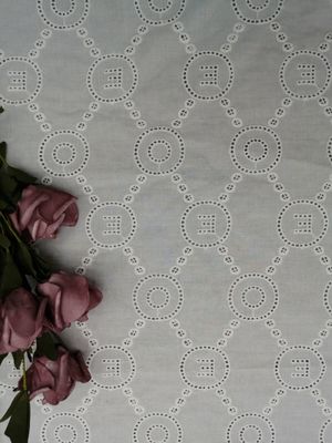 Mẫu chữ Ren thêu mắt vải Vải áo dài cho bé