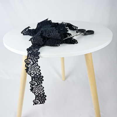 2 "Polyester Ren Trang trí Đám cưới Đính ren Ruy băng Thủ công May