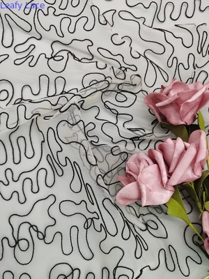 Vải nhung thêu sequin rộng 125cm OEKO TEX STANDARD 100
