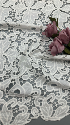Vải ren thêu lưới chất lượng cao tùy chỉnh sang trọng cho váy cưới