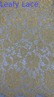 Embroidered Cord Lace Fabric Guipure Elegant Luxary Hollow-up for Bridal Wedding Dress
