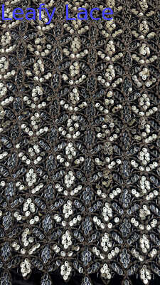Vải ren thêu sequin chất lượng cao Thiết kế đặc biệt sang trọng cho áo choàng