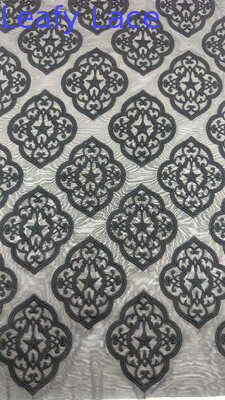 Vải ren lưới thêu màu sắc Thiết kế đặc biệt sang trọng Tùy chỉnh cho Váy cưới