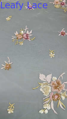 Tải thêu lụa và renda tùy chỉnh sang trọng chất lượng cao thiết kế đặc biệt cho váy cho váy cưới