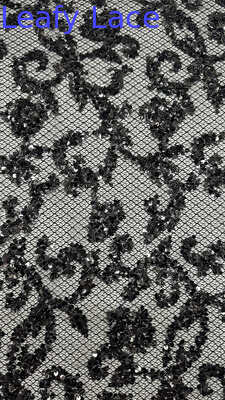 Vải thêu sequin sang trọng chất lượng cao thiết kế đặc biệt cho váy đầm, váy cưới