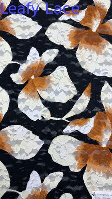 Hoa đen trắng đầy màu sắc cho váy cưới, váy đẹp tùy chỉnh