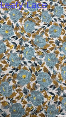 Nhà sản xuất và cung cấp tùy chỉnh hoa ren thêu nhiều màu sắc cho váy dự tiệc