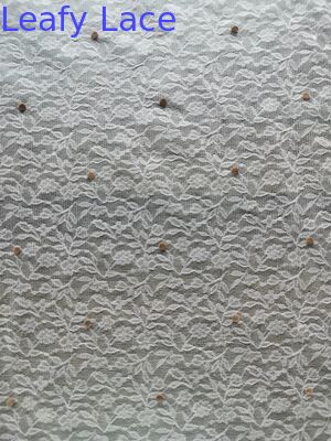 Vải ren thêu dành cho nữ, thiết kế lá tùy chỉnh, thiết kế tin tức tùy chỉnh