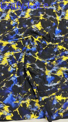 Vải mài hoa trang trí cho váy thanh lịch in mài mài tùy chỉnh phát triển mài mài mài cho bộ sưu tập thời trang